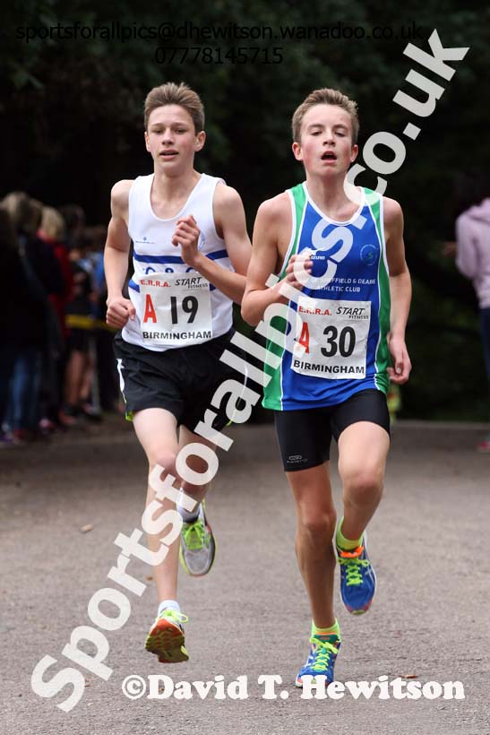 Boys under-15s ERRA Road Relays, Sutton Coldifield, Birmingham. Photo: David T. Hewitson/Sports for All Pics